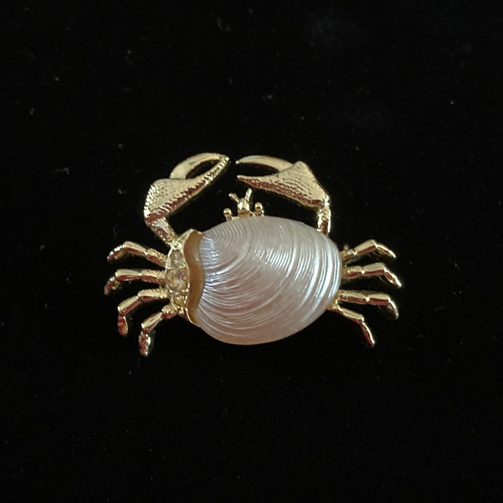 Vintage Crab Brooch